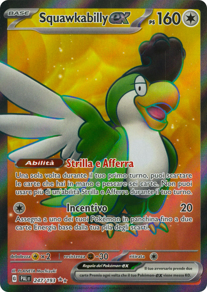 247 / 193 Squawkabilly ex Rara Segreta foil (IT) -NEAR MINT-