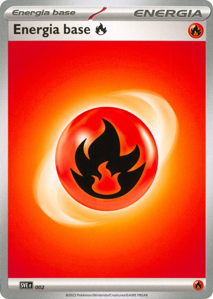 002 Energia Base Fuoco Comune normale (IT) -NEAR MINT-