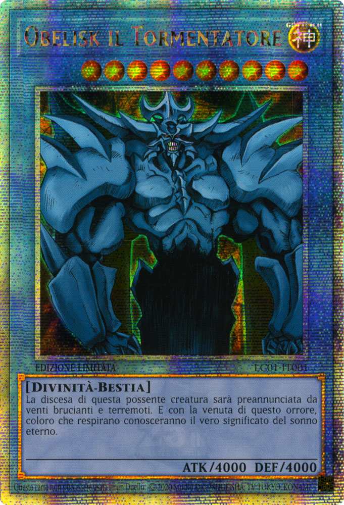 LC01-IT001 Obelisk il Tormentatore Rara Segreta Edizione Limitata (IT) - NEAR MINT-