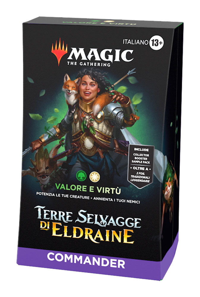 Terre Selvagge di Eldraine Commander deck Valore e Virtu' (IT)