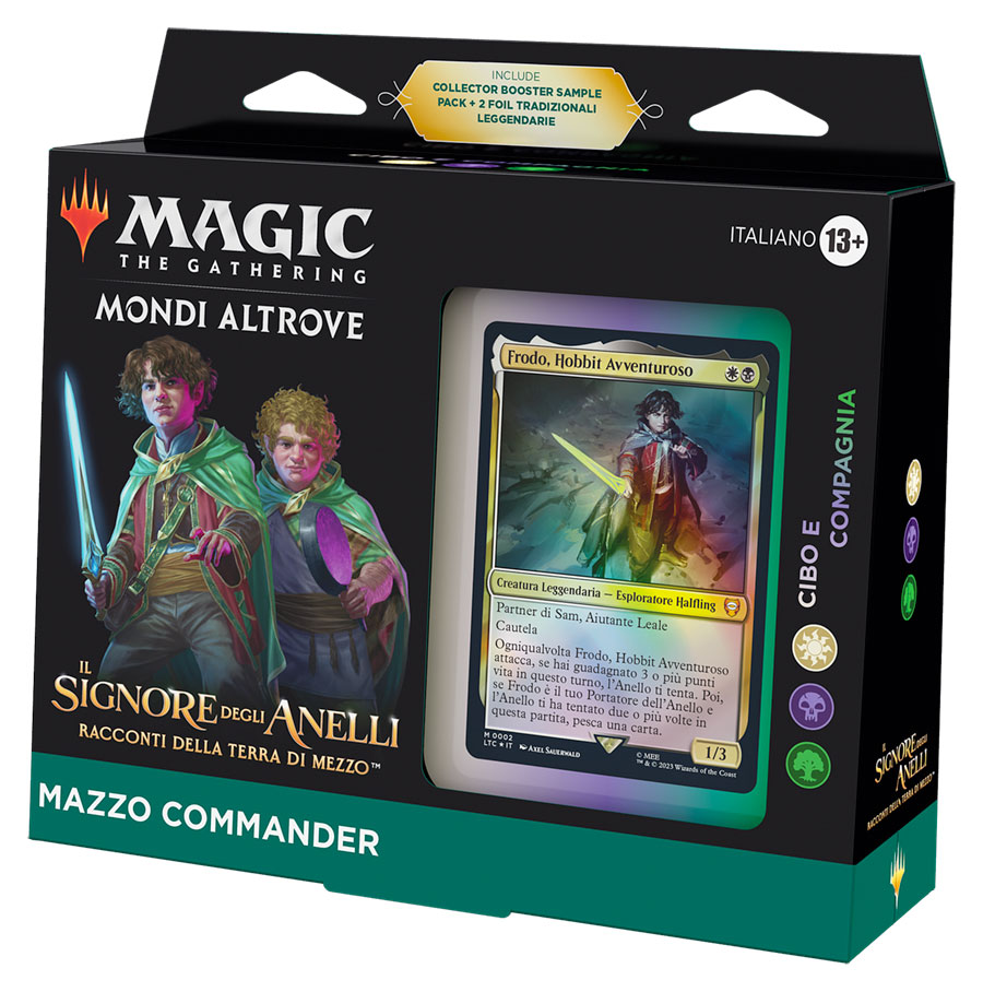 Mondi Altrove: Il Signore degli Anelli: Racconti della Terra di Mezzo Mazzo Commander Cibo e Compagnia (IT)