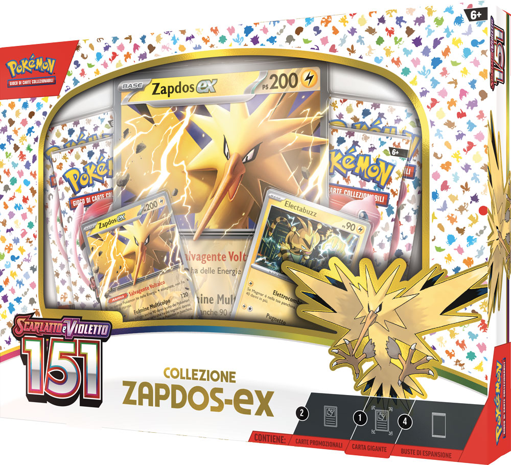Scarlatto e Violetto 151 Collezione Zapdos ex (IT)