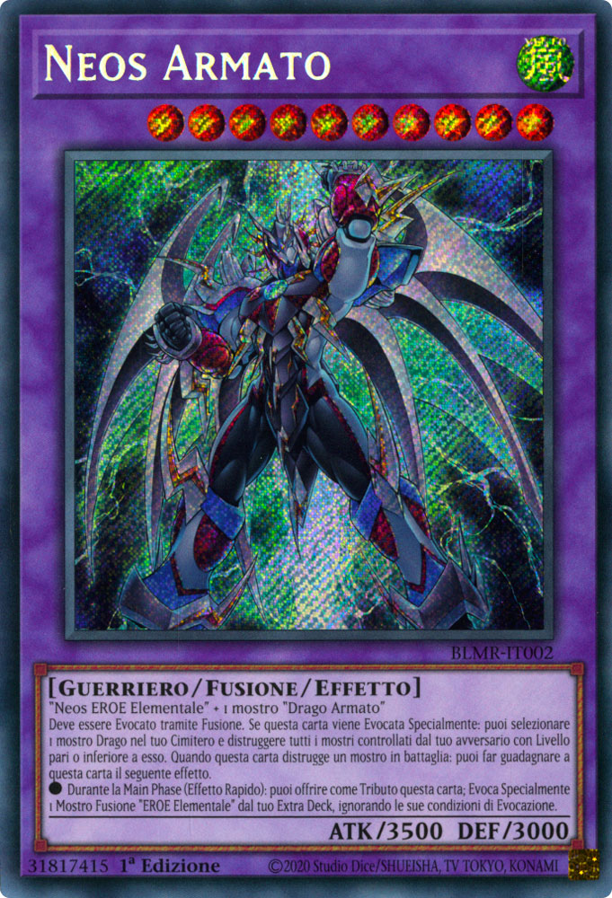 BLMR-IT002 Neos Armato Rara Segreta 1a Edizione (IT) -NEAR MINT-