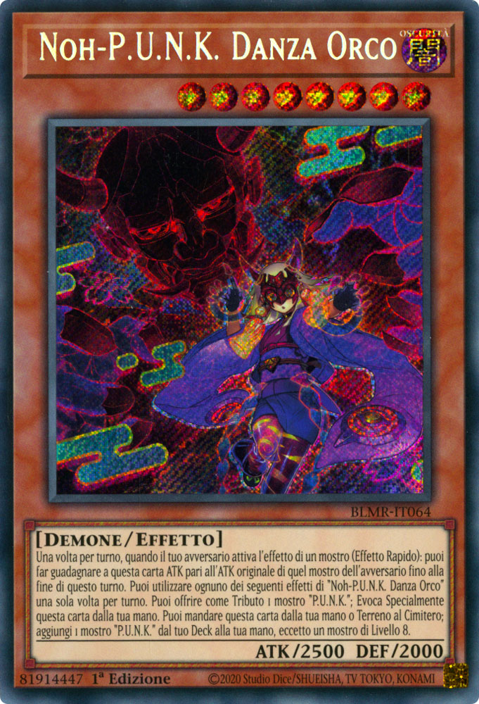 BLMR-IT064 Noh-P.U.N.K. Danza Orco Rara Segreta 1a Edizione (IT) -NEAR MINT-