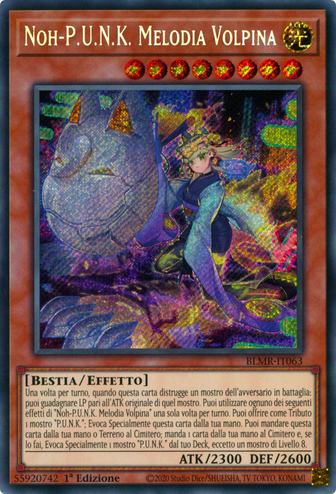BLMR-IT063 Noh-P.U.N.K. Melodia Volpina Rara Segreta 1a Edizione (IT) -NEAR MINT-