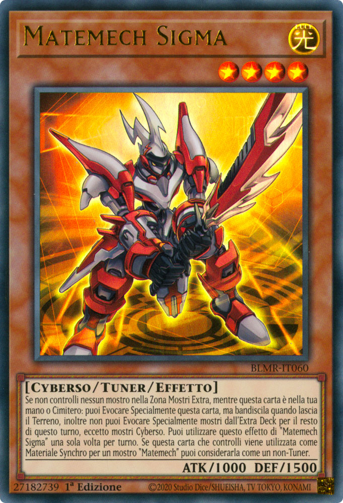 BLMR-IT060 Matemech Sigma Ultra Rara 1a Edizione (IT) -NEAR MINT-