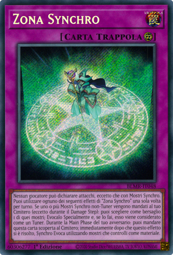 BLMR-IT048 Zona Synchro Rara Segreta 1a Edizione (IT) -NEAR MINT-