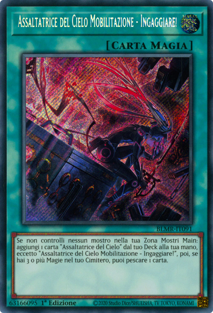 BLMR-IT091 Assaltatrice del Cielo Mobilitazione - Ingaggiare! Rara Segreta 1a Edizione (IT) -NEAR MINT-