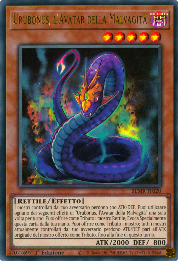 BLMR-IT020 Urubonus, l'Avatar della Malvagita' Ultra Rara 1a Edizione (IT) -NEAR MINT-