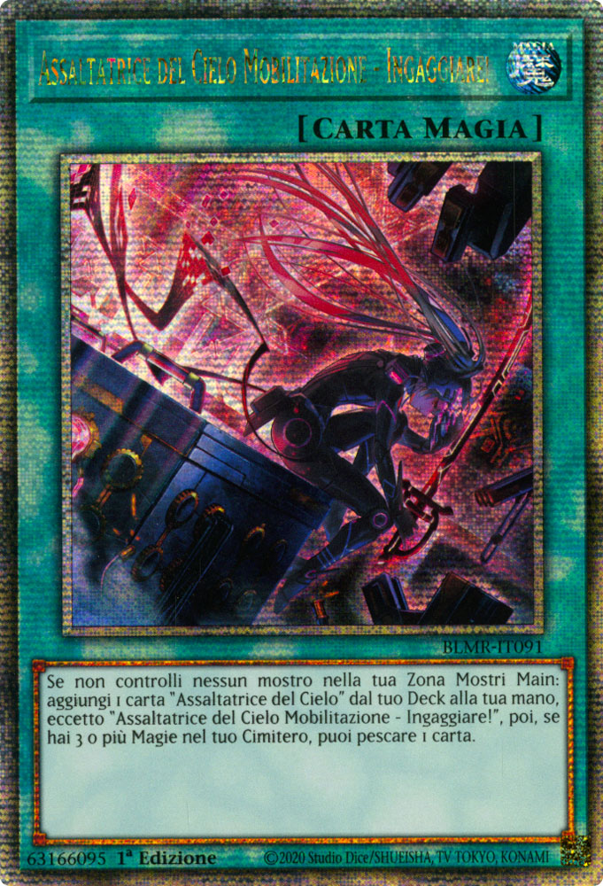 BLMR-IT091 Assaltatrice del Cielo Mobilitazione - Ingaggiare! Rara Segreta Quarto di Secolo 1a Edizione (IT) -NEAR MINT-