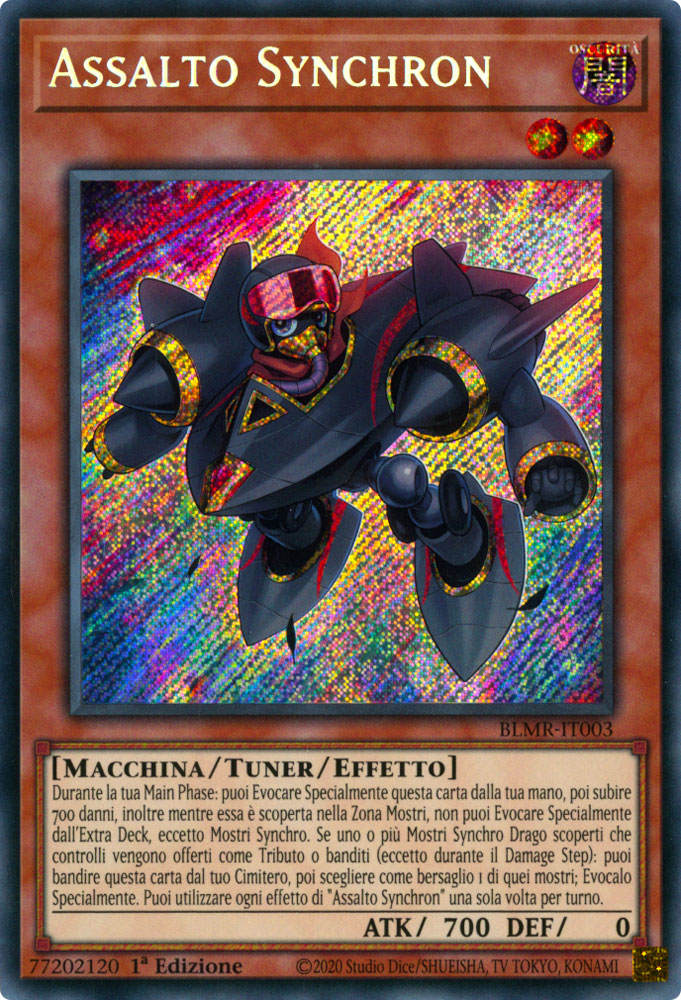 BLMR-IT003 Assalto Synchron Rara Segreta 1a Edizione (IT) -NEAR MINT-