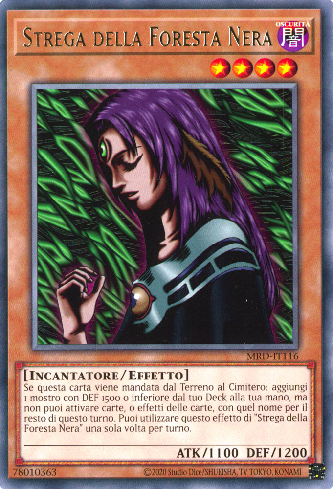 MRD-IT116 Strega della Foresta Nera Rara unlimited (IT) -NEAR MINT-