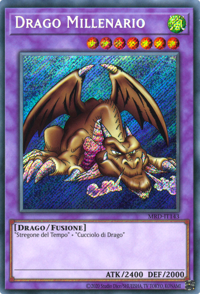 MRD-IT143 Drago Millenario Rara Segreta unlimited (IT) -NEAR MINT-
