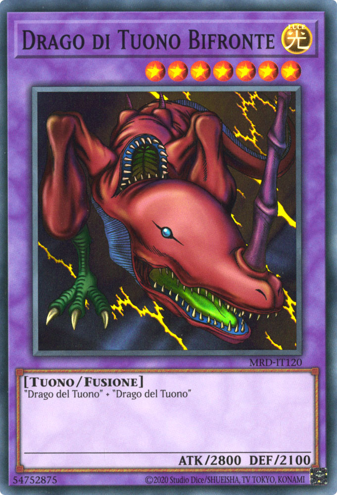 MRD-IT120 Drago di Tuono Bifronte Super Rara unlimited (IT) -NEAR MINT-