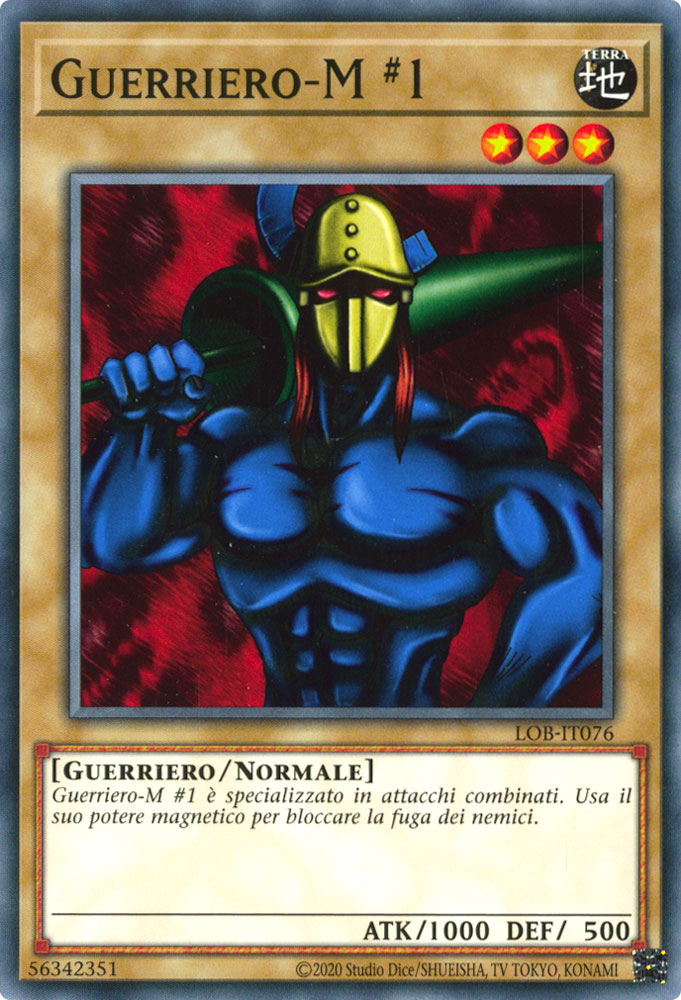 LOB-IT076 Guerriero-M #1 Comune unlimited (IT) -NEAR MINT-