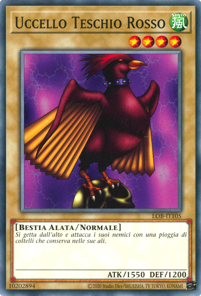 LOB-IT105 Uccello Teschio Rosso Comune unlimited (IT) -NEAR MINT-