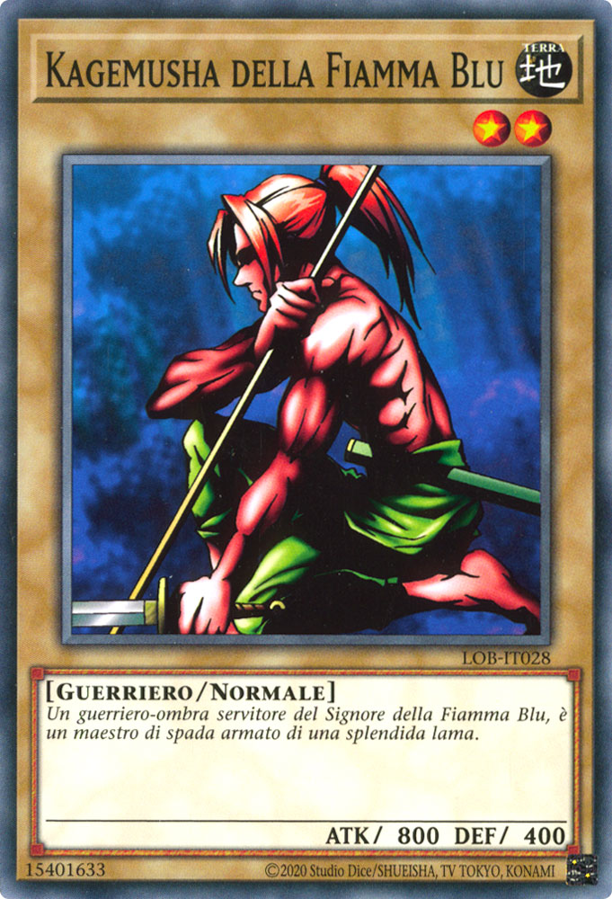 LOB-IT028 Kagemusha della Fiamma Blu Comune unlimited (IT) -NEAR MINT-