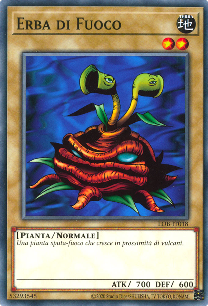 LOB-IT018 Erba di Fuoco Comune unlimited (IT) -NEAR MINT-