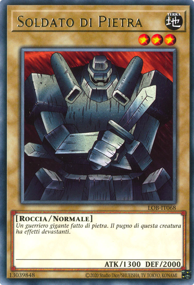 LOB-IT068 Soldato di Pietra Rara unlimited (IT) -NEAR MINT-