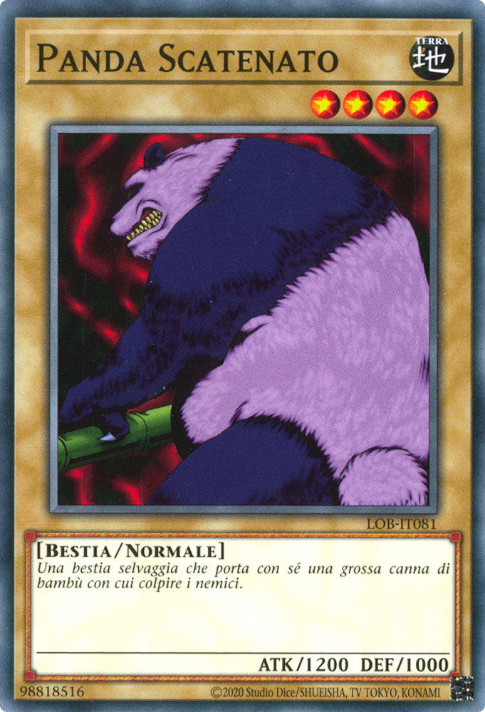 LOB-IT081 Panda Scatenato Comune unlimited (IT) -NEAR MINT-