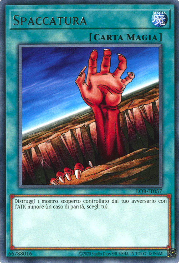 LOB-IT057 Spaccatura Rara unlimited (IT) -NEAR MINT-