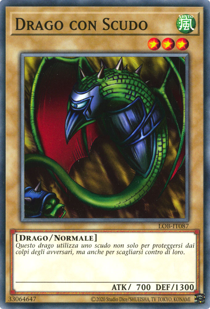 LOB-IT087 Drago con Scudo Comune unlimited (IT) -NEAR MINT-