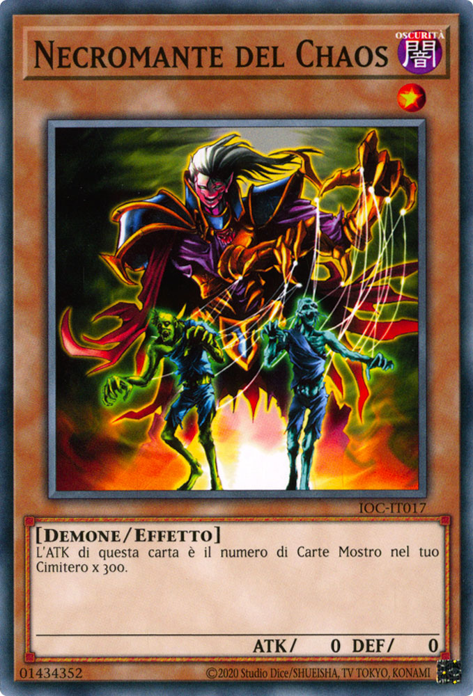 IOC-IT017 Necromante del Chaos Comune unlimited (IT) -NEAR MINT-