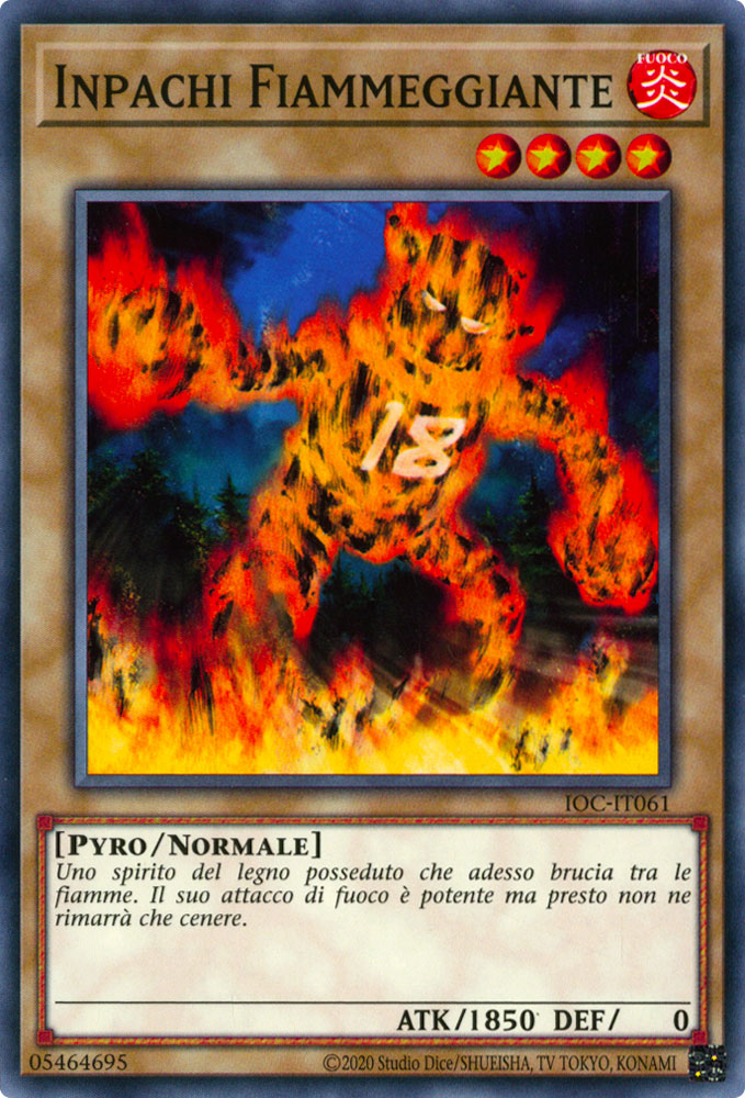 IOC-IT061 Inpachi Fiammeggiante Comune unlimited (IT) -NEAR MINT-