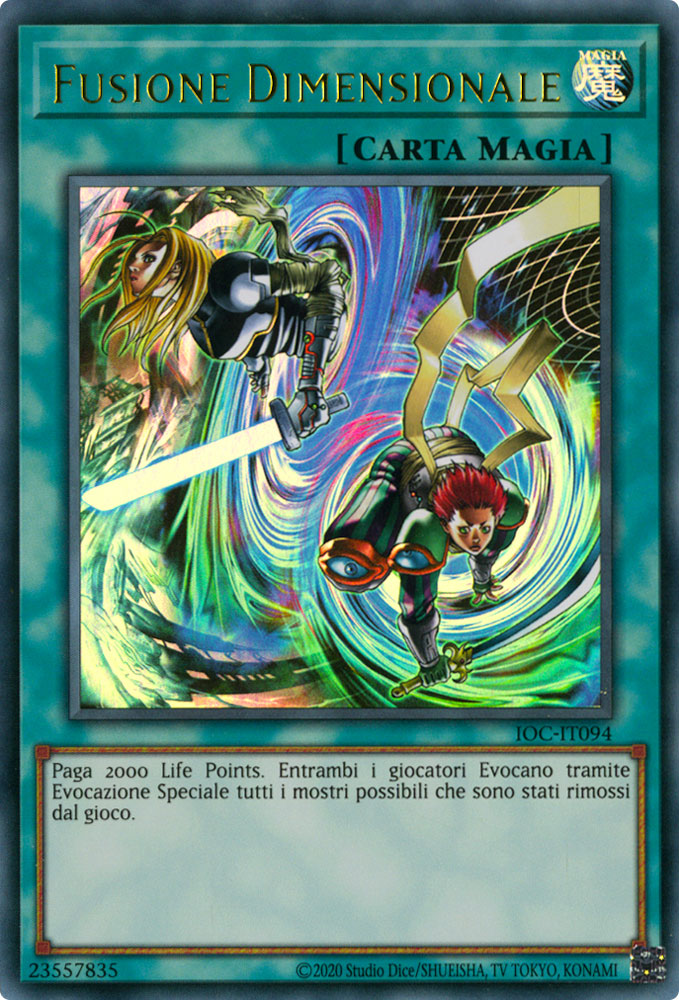 IOC-IT094 Fusione Dimensionale Ultra Rara unlimited (IT) -NEAR MINT-
