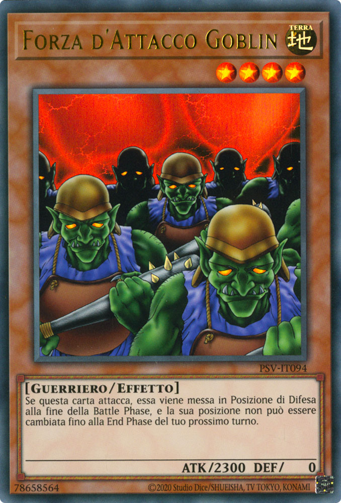 PSV-IT094 Forza d'Attacco Goblin Ultra Rara unlimited (IT) -NEAR MINT-