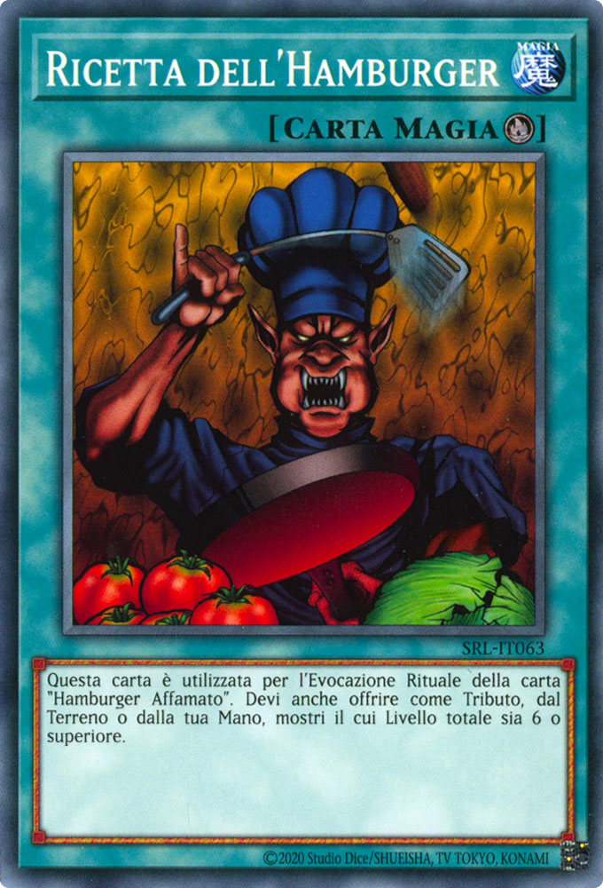 SRL-IT063 Ricetta dell'Hamburger Comune unlimited (IT) -NEAR MINT-
