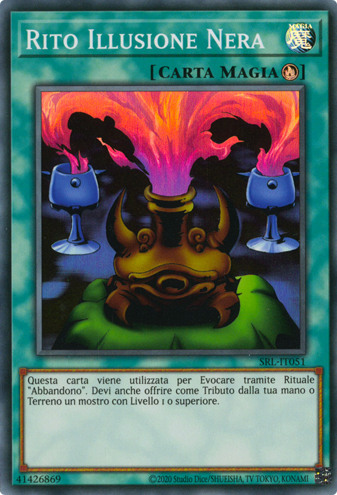 SRL-IT051 Rito Illusione Nera Super Rara unlimited (IT) -NEAR MINT-
