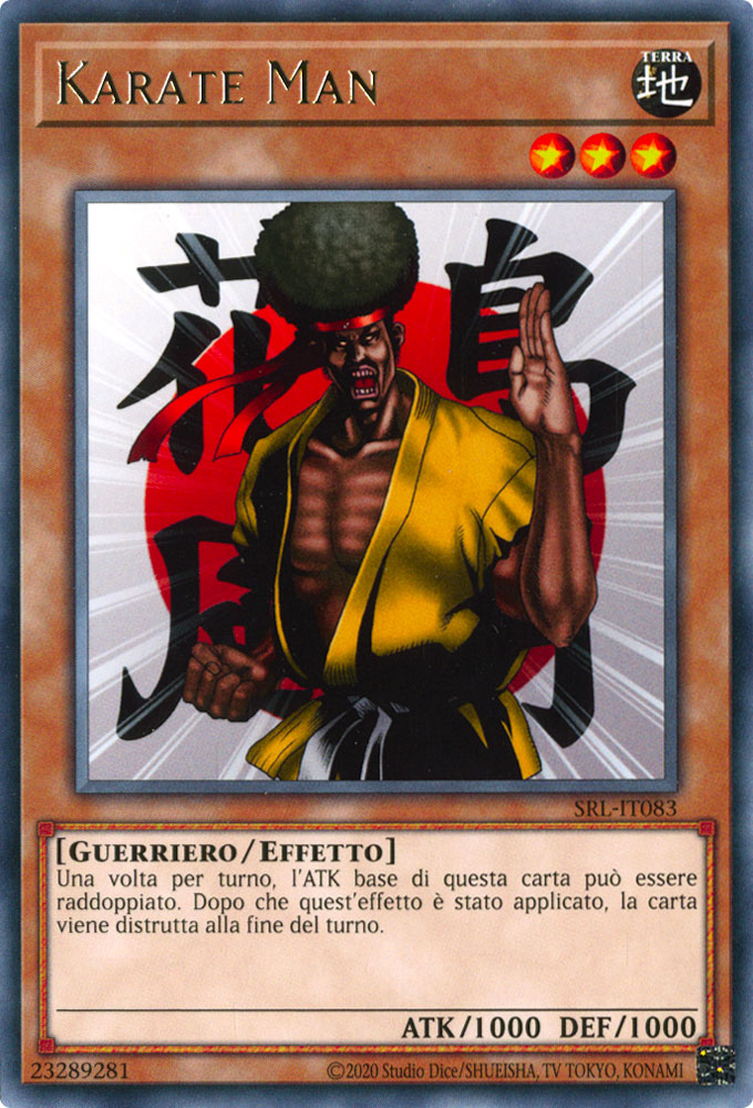 SRL-IT083 Karate Man Rara unlimited (IT) -NEAR MINT-
