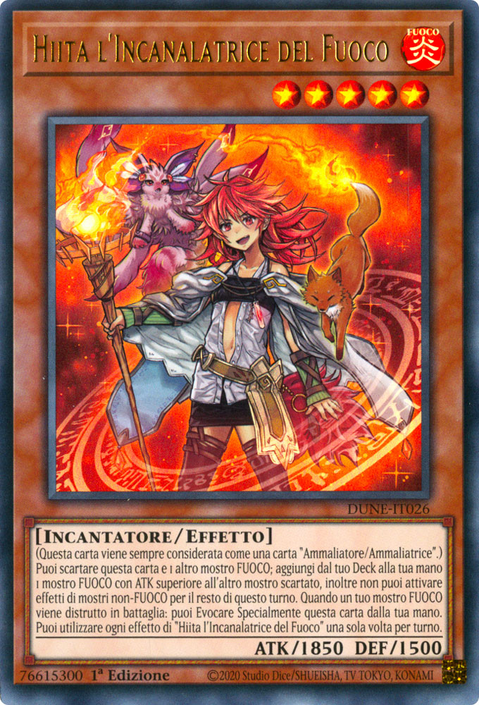 DUNE-IT026 Hiita l'Incanalatrice del Fuoco Ultra Rara 1a Edizione (IT) -NEAR MINT-