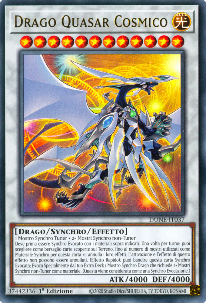 DUNE-IT037 Drago Quasar Cosmico Ultra Rara 1a Edizione (IT) -NEAR MINT-