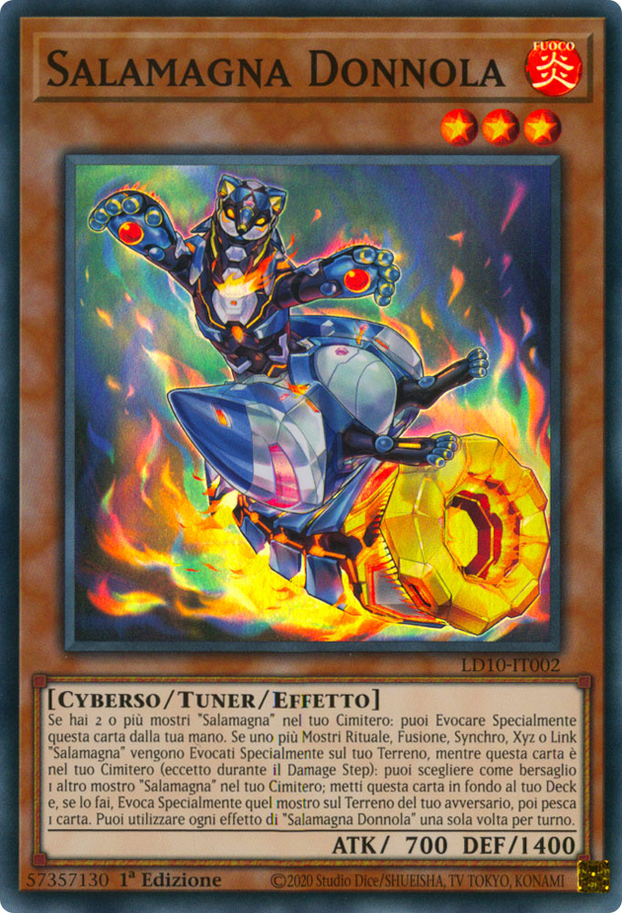 LD10-IT002 Salamagna Donnola Super Rara 1a Edizione (IT) -NEAR MINT-