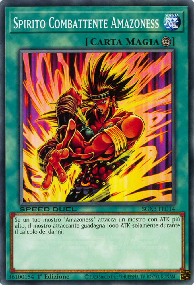 SGX3-ITD14 Spirito Combattente Amazoness Comune 1a Edizione (IT) -NEAR MINT-