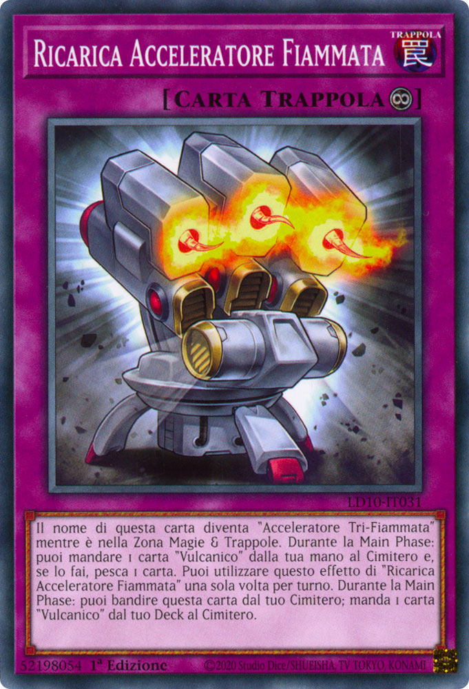 LD10-IT031 Ricarica Acceleratore Fiammata Comune 1a Edizione (IT) -NEAR MINT-