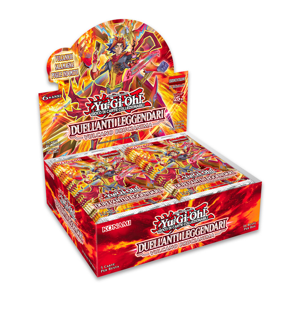 Duellanti Leggendari: Vulcano Brucianima 1a edizione display 36 buste (IT)