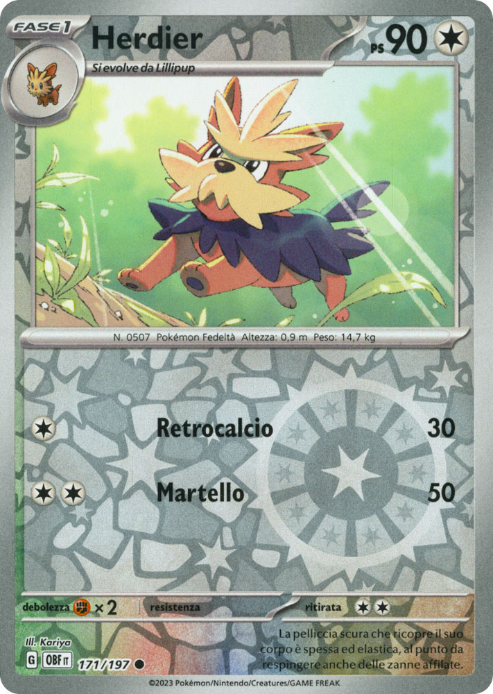 171 / 197 Herdier Comune foil reverse (IT) -NEAR MINT-