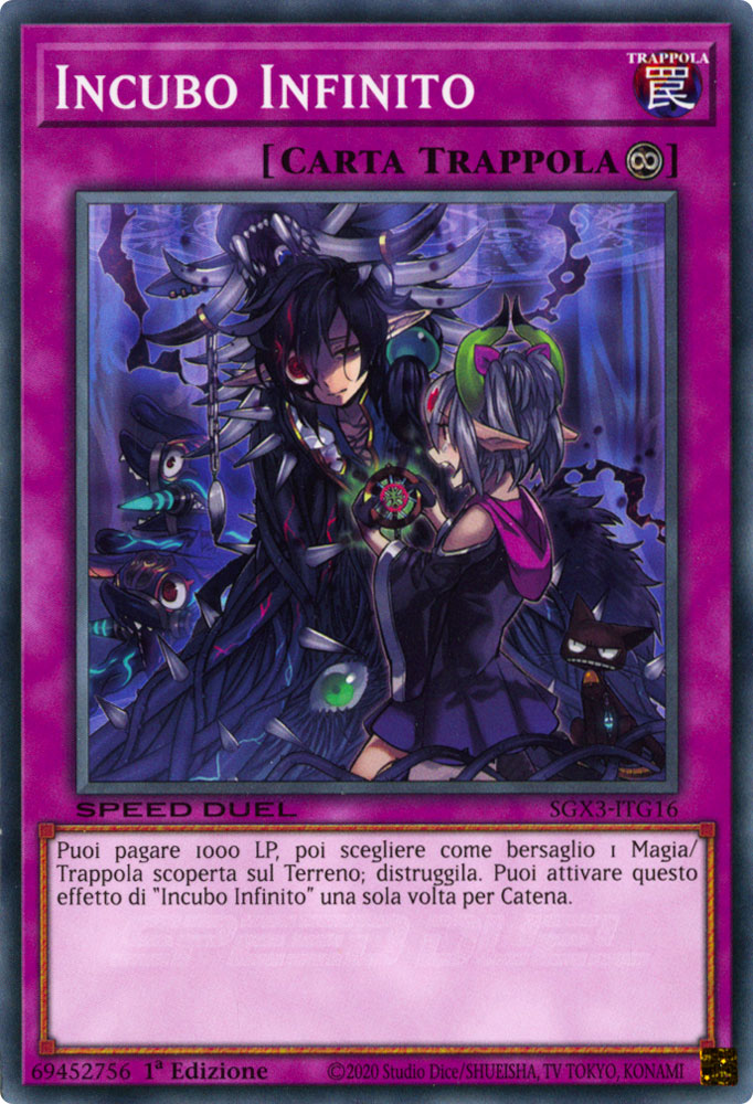 SGX3-ITG16 Incubo Infinito Comune 1a Edizione (IT) -NEAR MINT-