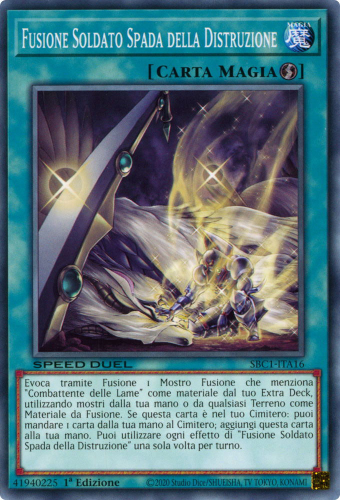 SBC1-ITA16 Fusione Soldato Spada della Distruzione comune 1a Edizione (IT) -NEAR MINT-