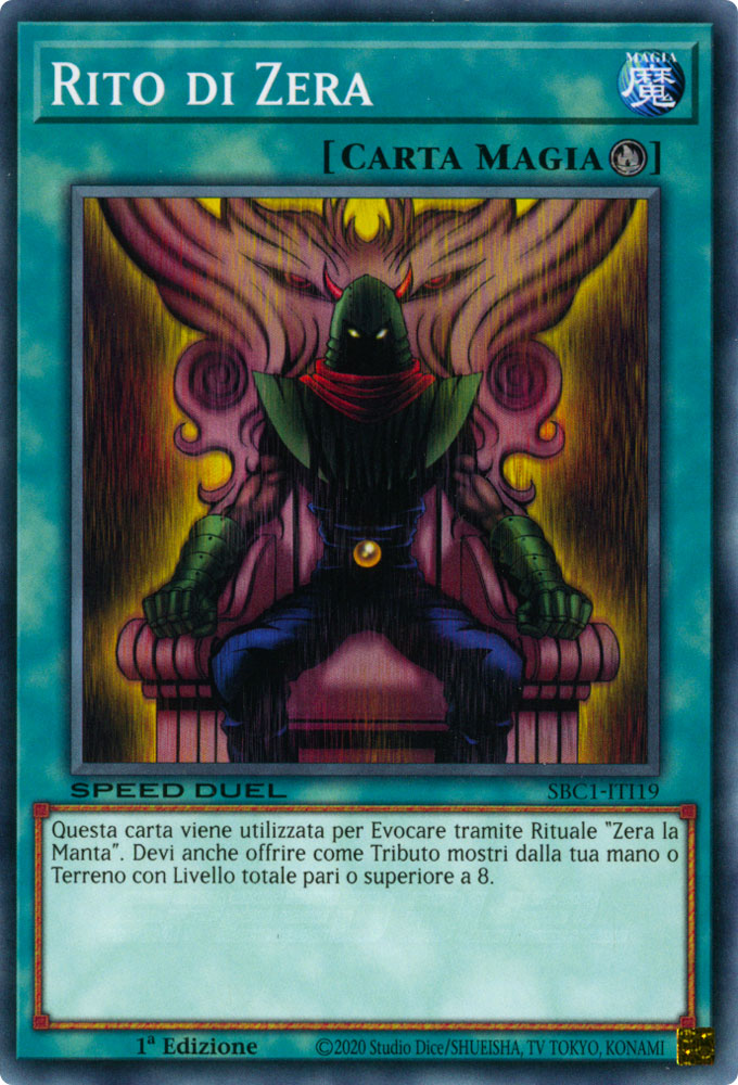 SBC1-ITI19 Rito di Zera comune 1a Edizione (IT) -NEAR MINT-
