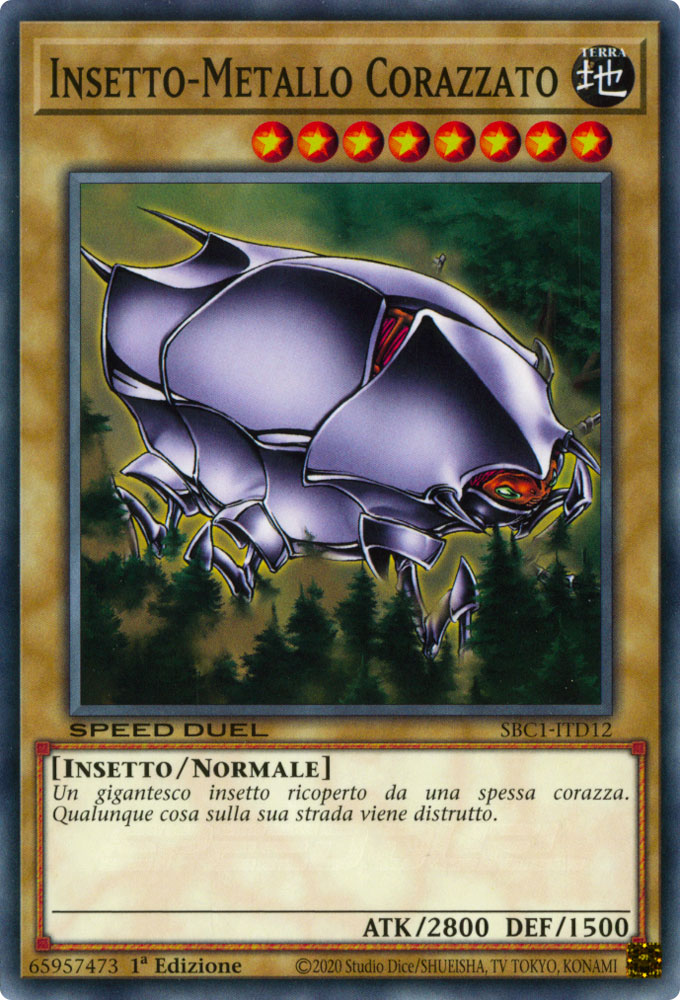 SBC1-ITD12 Insetto-Metallo Corazzato comune 1a Edizione (IT) -NEAR MINT-