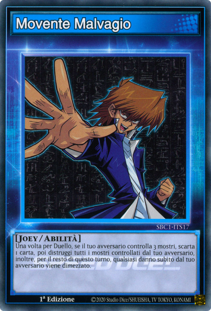 SBC1-ITS17 Movente Malvagio comune 1a Edizione (IT) -NEAR MINT-