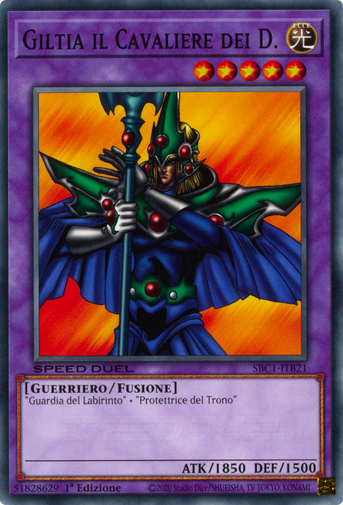 SBC1-ITB21 Giltia il Cavaliere dei D. comune 1a Edizione (IT) -NEAR MINT-