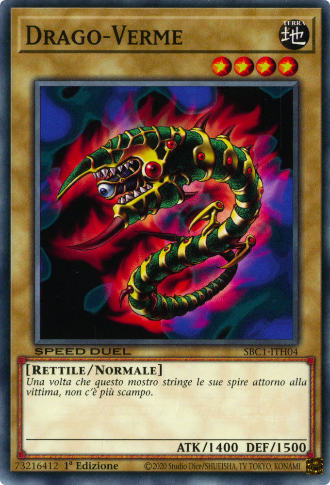 SBC1-ITH04 Drago-Verme comune 1a Edizione (IT) -NEAR MINT-