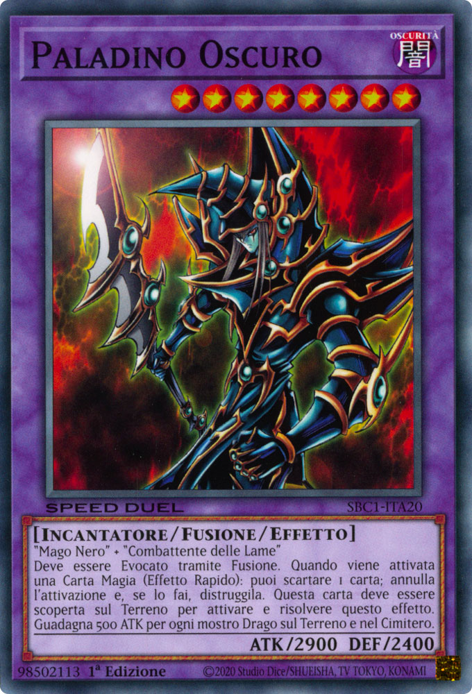 SBC1-ITA20 Paladino Oscuro comune 1a Edizione (IT) -NEAR MINT-