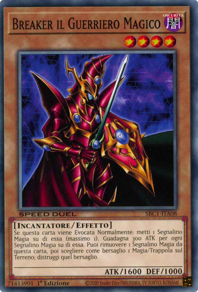 SBC1-ITA08 Breaker il Guerriero Magico comune 1a Edizione (IT) -NEAR MINT-