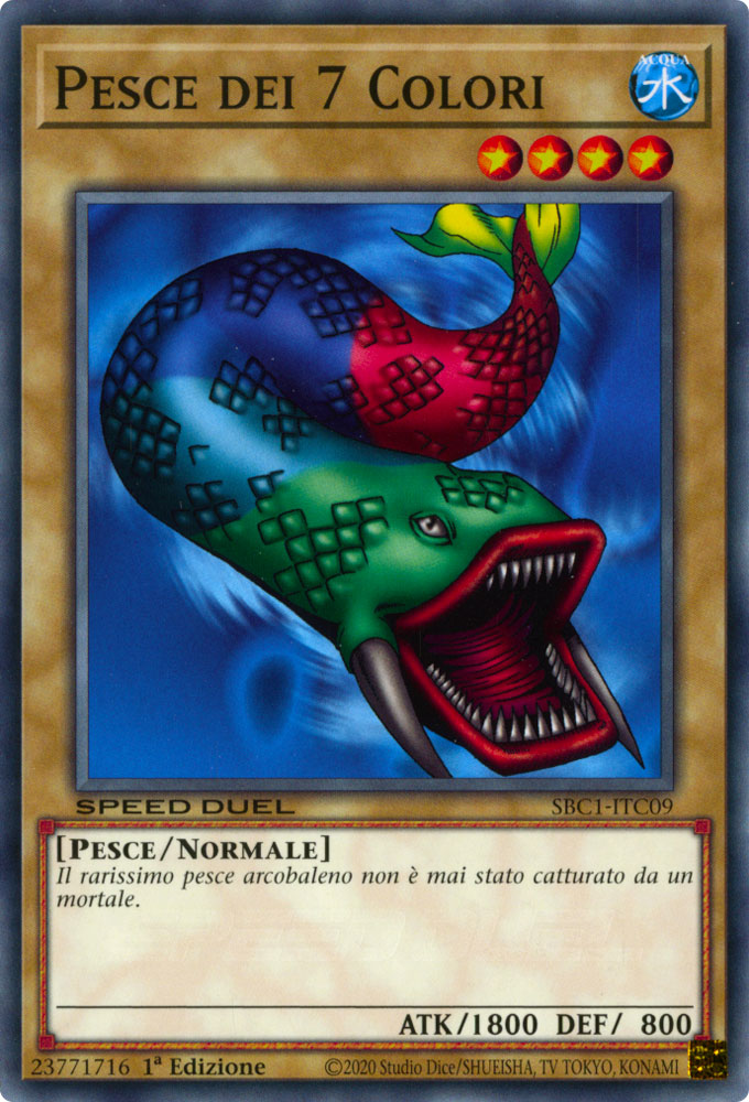 SBC1-ITC09 Pesce dei 7 Colori comune 1a Edizione (IT) -NEAR MINT-